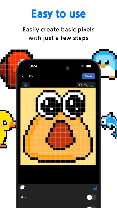 Pixels Art Maker سکرین شاٹس