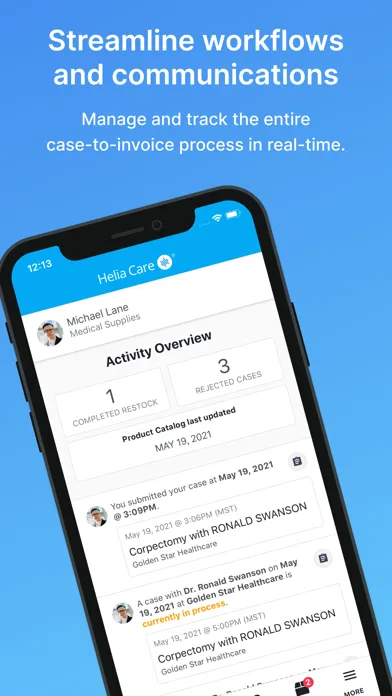 Zrzuty ekranu Helia Connect