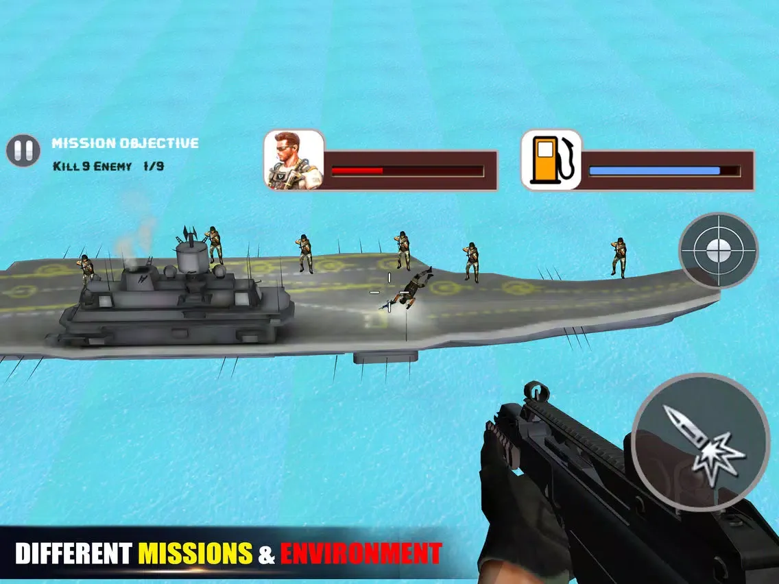 Helicopter Gunship Commando Strike iPad  Screenshots