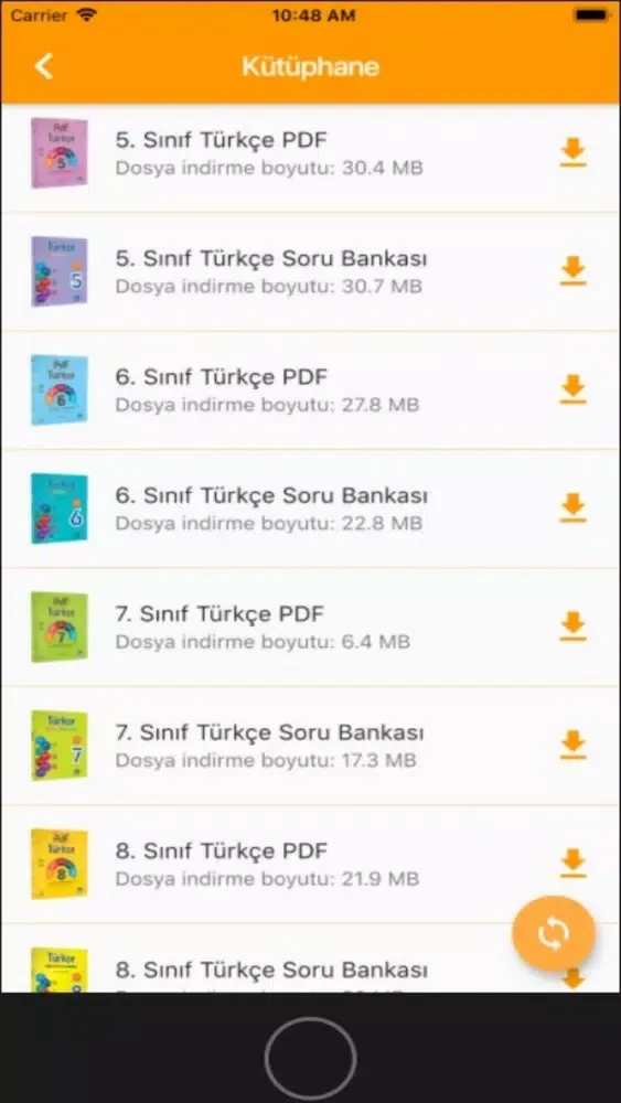 Screenshot di M+ Yayınları Mobil