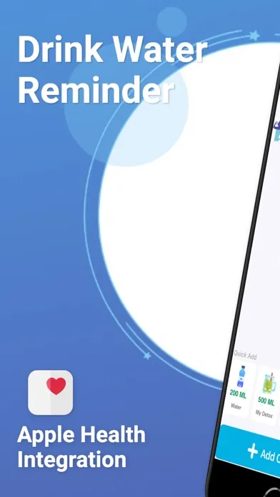 Captures d'écran de Drink Water Reminder: Tracker