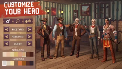Capturas de tela do Westland Survival - Cowboy RPG