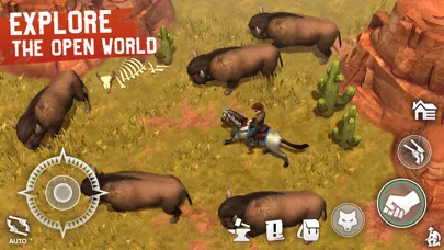 Capturas de tela do Westland Survival - Cowboy RPG