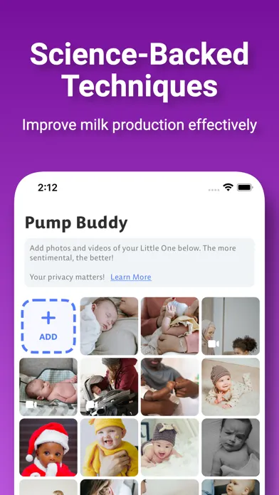 Ảnh chụp màn hình của Pump Buddy: Lactation Enhancer
