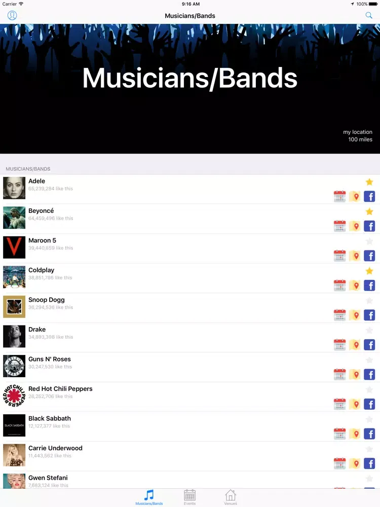 Go Music iPad  Screenshots