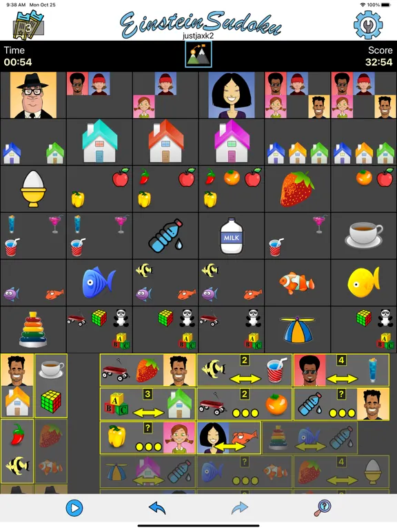 Tangkapan skrin Einstein Sudoku iPad 