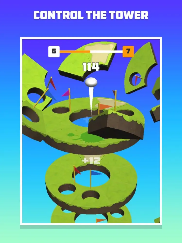 ภาพหน้าจอของ Helix Golf Jump iPad 