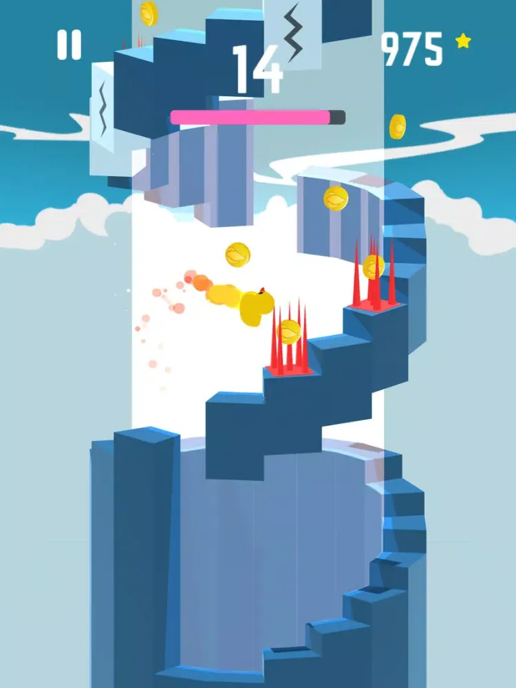 Скриншоты Happy Bird Spiral Jump iPad 