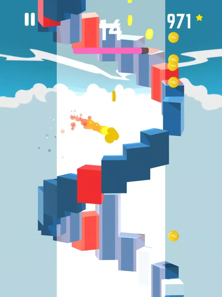 Скриншоты Happy Bird Spiral Jump iPad 