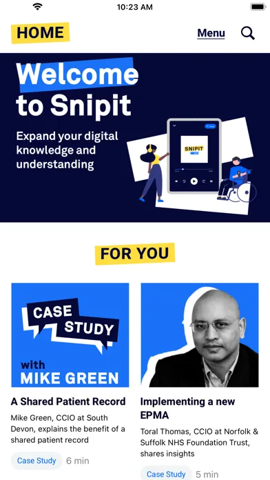 Snipit Digital Health स्क्रीनशॉट
