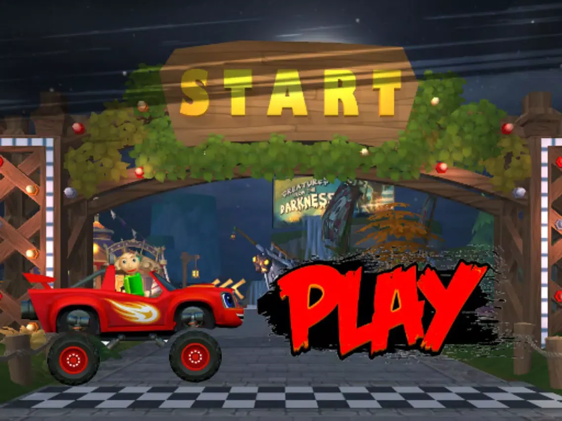 ภาพหน้าจอของ Baldi Drive Blaze Truck iPad 