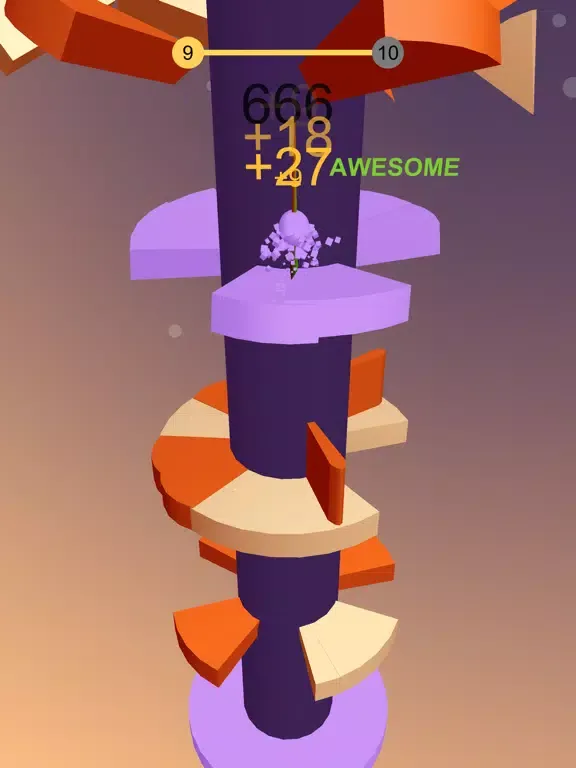 Capturas de tela do Jump Jump Ball 3D iPad 