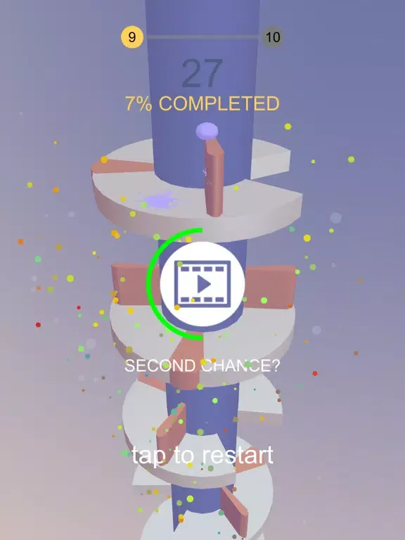 Capturas de tela do Jump Jump Ball 3D iPad 