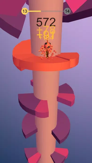 Capturas de tela do Jump Jump Ball 3D