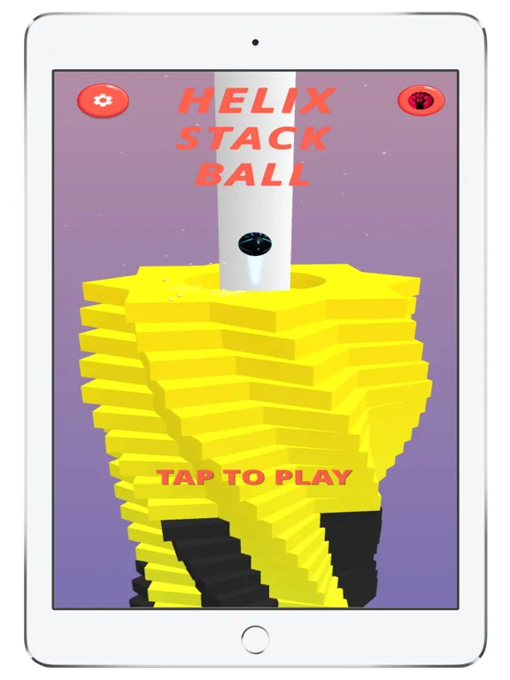 Helix Stack Ball: Drop Ball 3D iPad  스크린샷