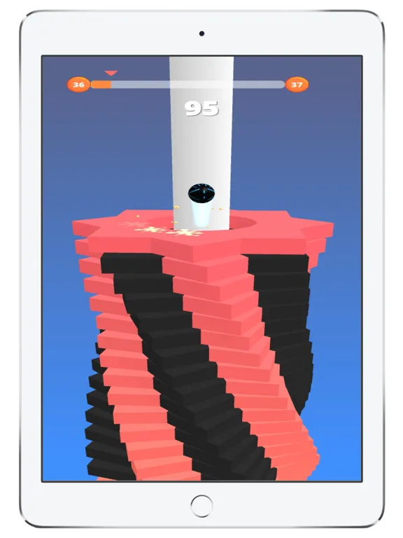 Helix Stack Ball: Drop Ball 3D iPad  스크린샷