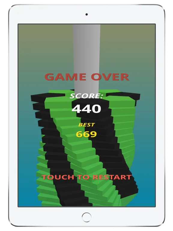 Helix Stack Ball: Drop Ball 3D iPad  스크린샷