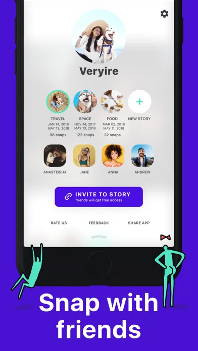 Daily Snap: Video Diary应用截图