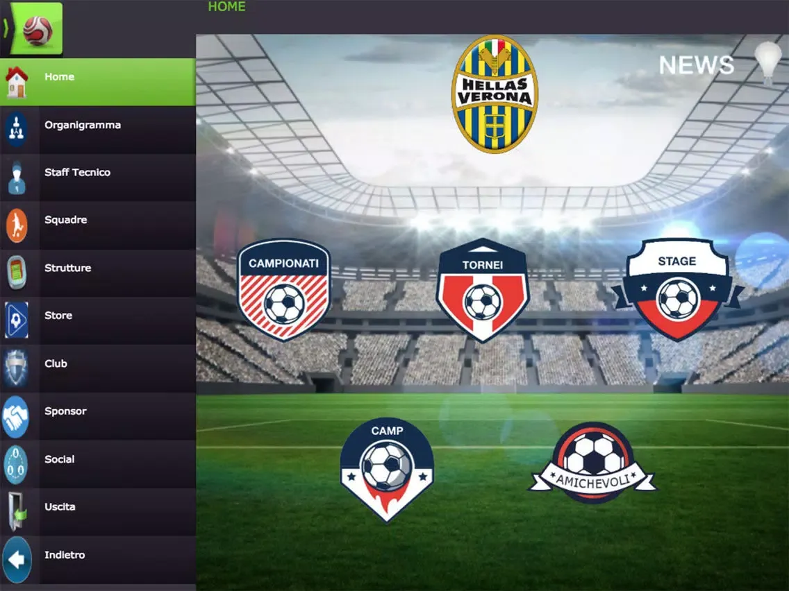 Hellas Verona TSS iPad  Screenshots