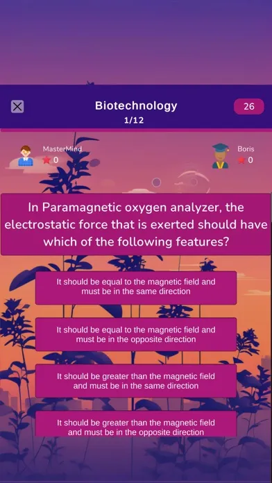 Biotechnology Test Quiz Screenshots