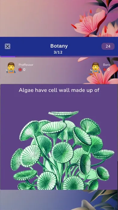 Botany test Quiz Screenshots