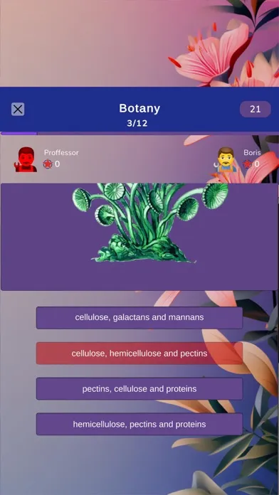 Botany test Quiz Screenshots