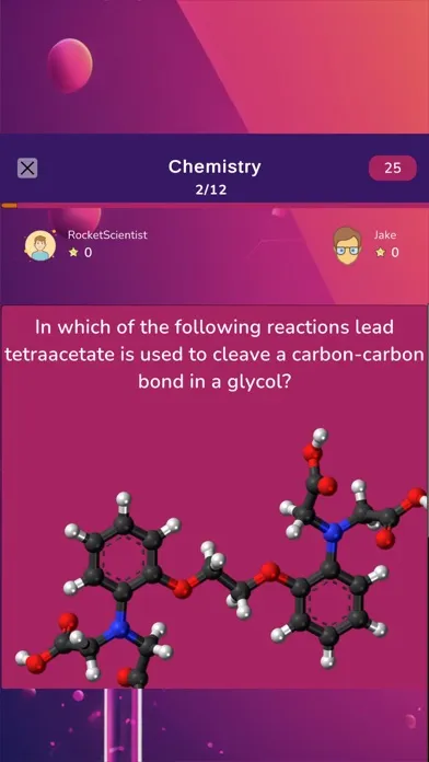 Chemistry Test Quiz Screenshots
