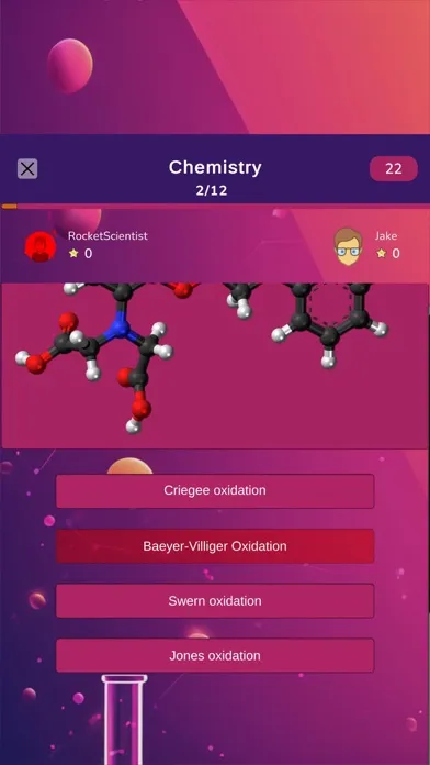 Chemistry Test Quiz Screenshots