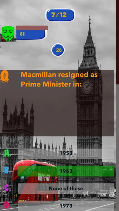 England Knowledge Test Screenshots