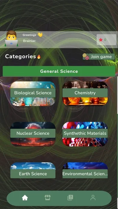 General Science Knowledge Test Screenshots