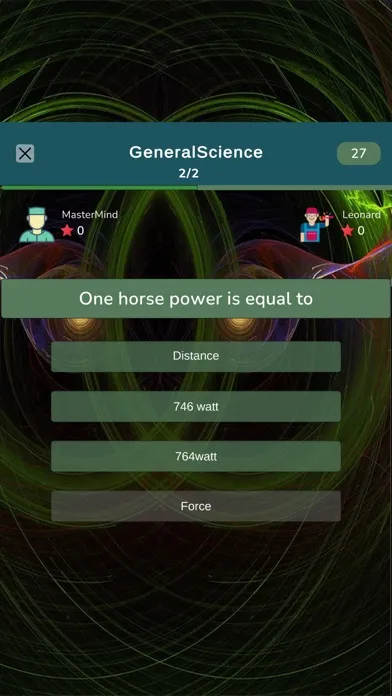 General Science Knowledge Test Screenshots