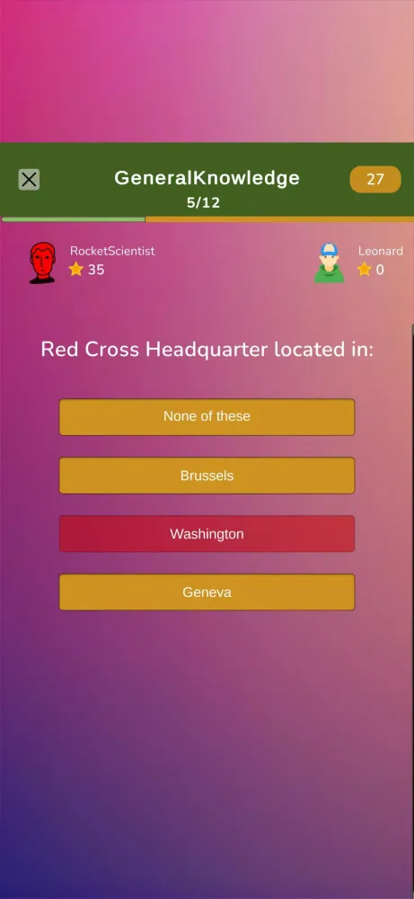 General Knowledge Screenshots