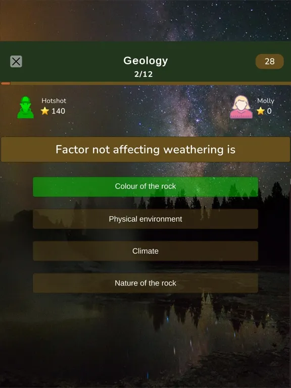 Geology knowledge test iPad 应用截图