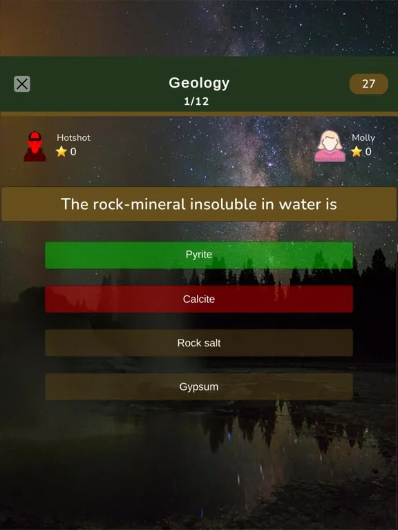 Geology knowledge test iPad 应用截图