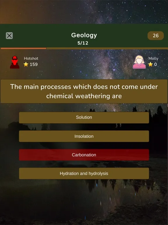 Geology knowledge test iPad 应用截图
