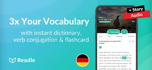 Learn German: The Daily Readle應用截圖