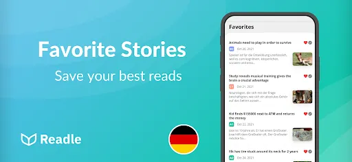 Learn German: The Daily Readle應用截圖