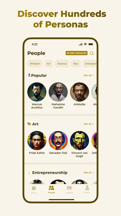 Скриншоты Hello History - AI Chat