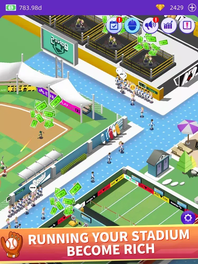 Idle GYM Sports iPad  Screenshots