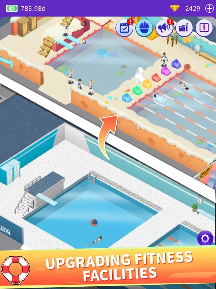 Idle GYM Sports iPad  Screenshots