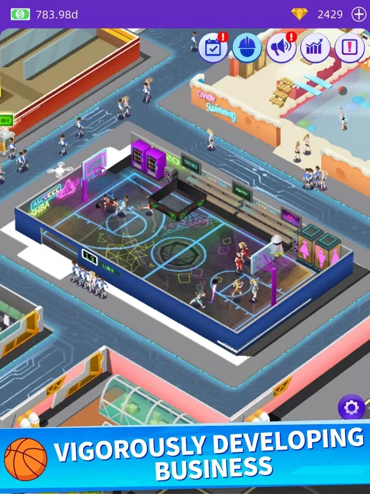 Idle GYM Sports iPad  Screenshots