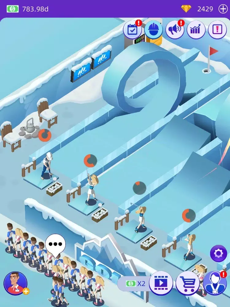 Idle GYM Sports iPad  Screenshots