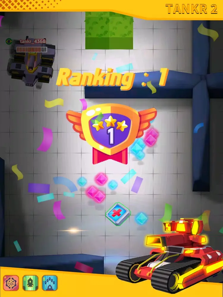 Tangkapan skrin Tankr.io 2 - Tank Clash iPad 