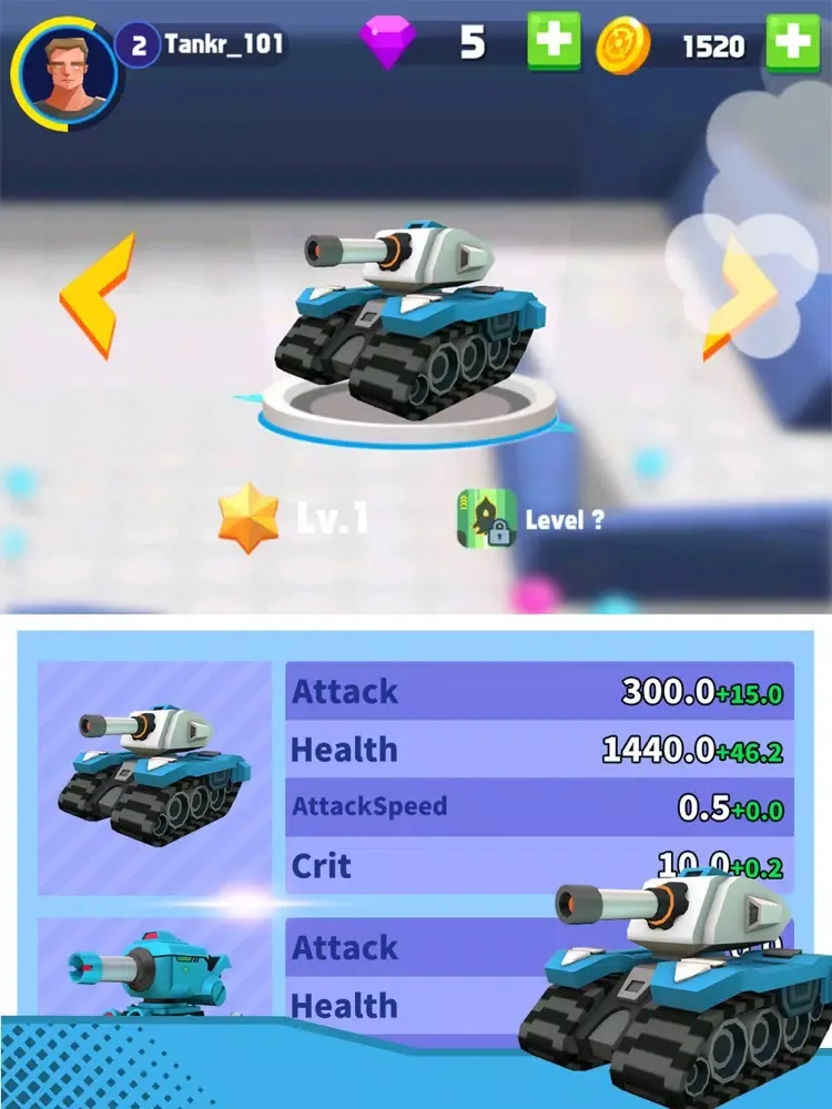 Tangkapan skrin Tankr.io 2 - Tank Clash iPad 