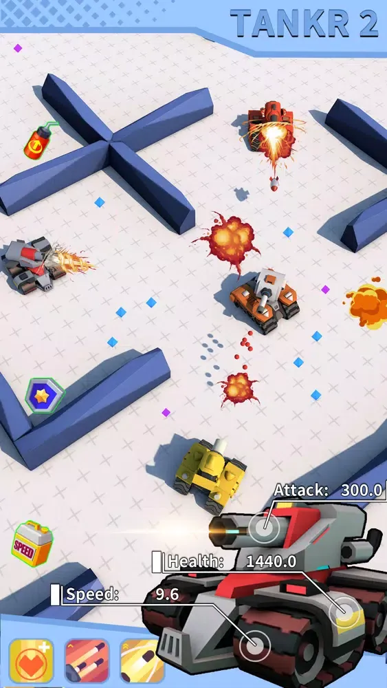 Tangkapan skrin Tankr.io 2 - Tank Clash