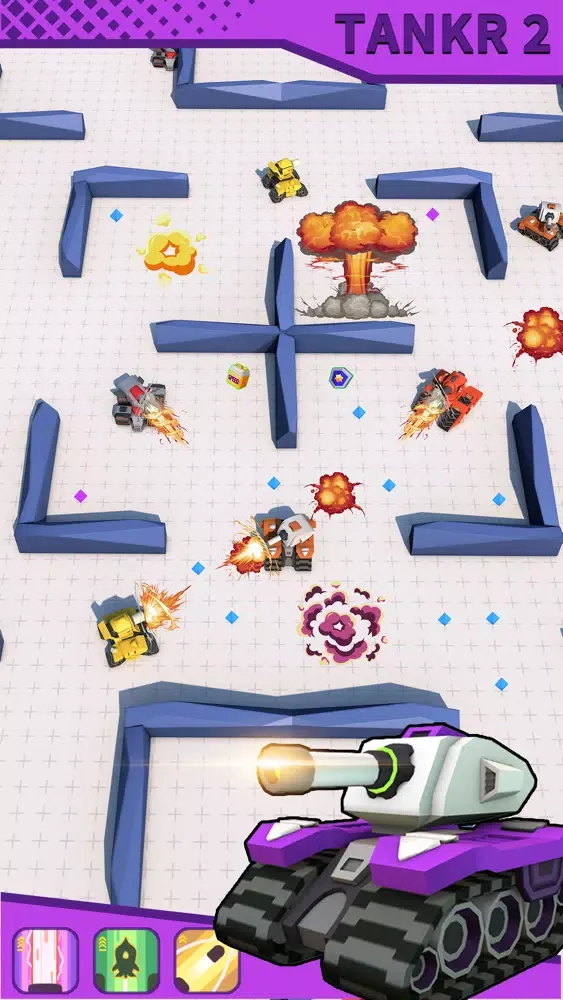 Tangkapan skrin Tankr.io 2 - Tank Clash