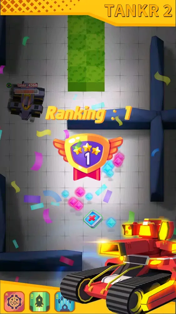 Tangkapan skrin Tankr.io 2 - Tank Clash