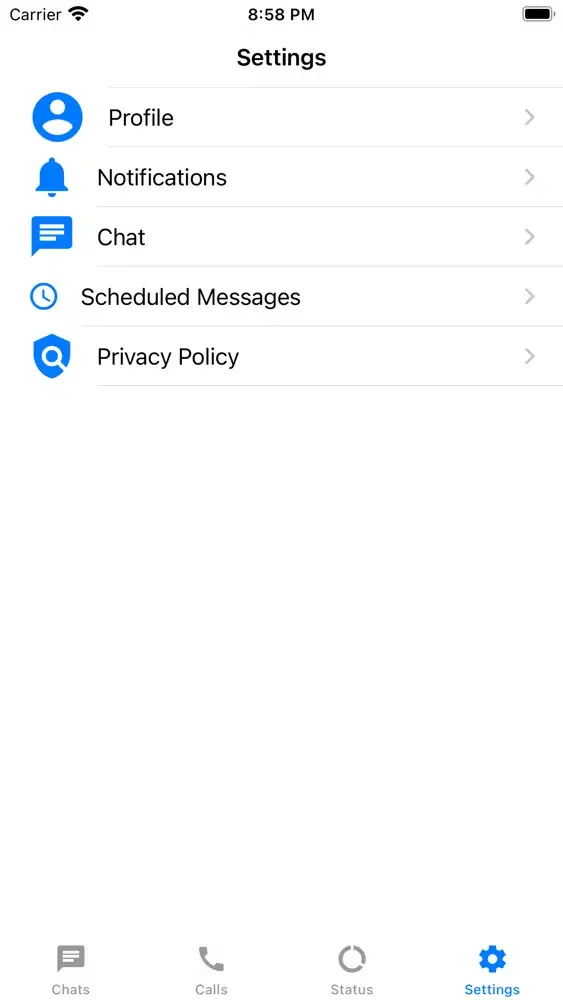 Hello Chatting App Screenshots