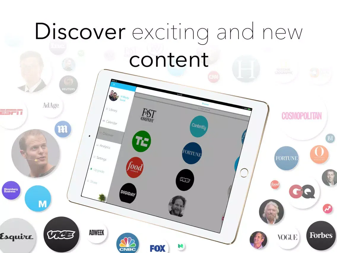 Woofy Social Media Scheduler iPad  Ekran Görüntüleri