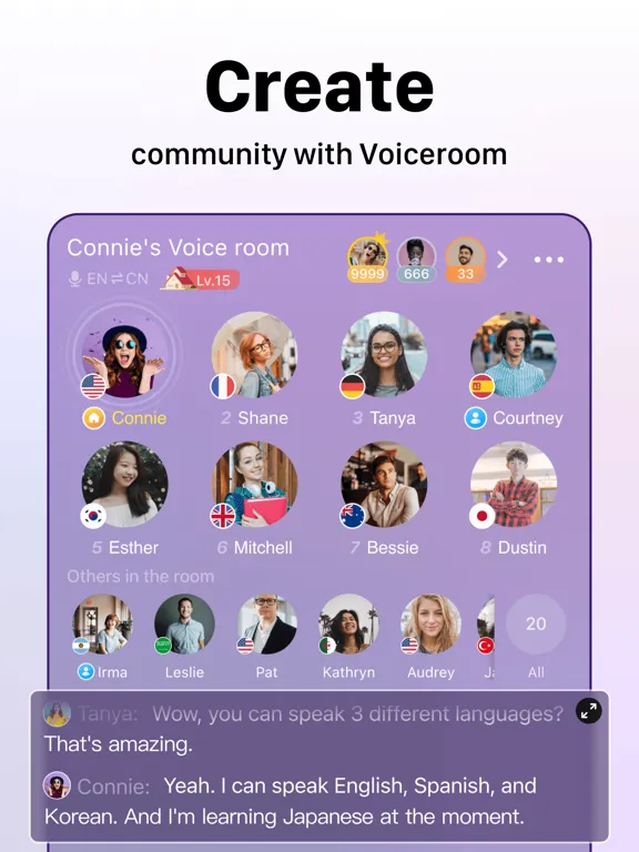 Screenshot di HelloTalk - Language Learning iPad 